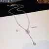 Conjunto de Pulseira, Brincos e Colar com Zircônia Banhado a Ouro Real 18k Design de Nicho Acessórios Moda Feminina