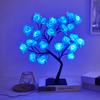 Lámpara con Forma de Árbol, Lámpara Bonsái, Lámpara de Mesa Decorativa, Luz de Noche LED, Flor de Rosa, Flor de Ciruelo, Lámpara de Hoja de Arce, Iluminación Continua, Protección Ocular
