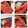Bolsa mini de EVA com furinhos Amazon fofa estilo Ins bolsa diagonal para joias de frutas bolsa de armazenamento para praia