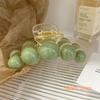 Perlas de Acrílico Perlas de Perlas Tamaño Grande Pequeño Pinza de Agarre Otoño e Invierno Cabeza Baja de Bola Cabeza Trasera Celebridad de Internet Pinza de Tiburón Pasador Accesorios para el Cabello