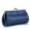 Bolsa de Festa Design Retrô de Nicho em Couro Genuíno Clutch de Alto Padrão com Temperamento Bolsa Criativa de Armazenamento Bolsa de Clipe Europeia e Americana