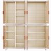 Gabinete de almacenamiento de plástico sin instalación para el hogar, dormitorio, armario para ropa, plegable, para bebés y niños, transfronterizo