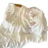 Novidade de Outono Pijama Feminino Algodão Nuvem Estilo Ins Japonês Fofo Manga Longa Urso Roupa de Casa Conjunto de Duas Peças com Bojos