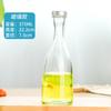 Venta al por mayor de Internet Celebrity Botella de vidrio transparente Botella de vino de ciruela verde Botella de bebida creativa Botella de vino de fruta Botella de vidrio vacía