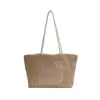 Nova Bolsa de Palha de Grande Capacidade 2025 Casual Tendência Bolsa de Ombro Versátil para o Dia a Dia Bolsa Tote de Mão