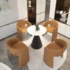 Mesa y silla de recepción para salón de belleza, vestíbulo de hotel, negociación, recepción de negocios, recepción, recepción, salón de negocios, sofá y silla.