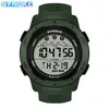 Nuevo Reloj Deportivo Electrónico para Hombre Multifuncional Impermeable Luminoso Pantalla Grande Reloj de Montañismo para Exterior Correr Estudiante Moda