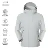 Nueva Norma Nacional Parka de Plumas 3 en 1 para Hombre Cortavientos Impermeable Cálida Chaqueta para Mujer Ropa de Exterior Senderismo Montañismo
