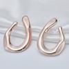 Pendientes de tachuelas irregulares de pegamento CCB estilo coreano, pendientes geométricos de personalidad, pendientes de moda, temperamento simple, estilo frío, pendientes versátiles para mujer