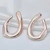 Pendientes de aro de flor retorcida de moda para mujer, temperamento, alto sentido, oro claro, estilo de celebridad de internet, personalidad, pendientes de aguja de plata 925, moda