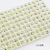 Broca de unha Dongzhou 6*5.3MM broca plana de fundo em formato de coração K9 broca de cristal de vidro nova broca adesiva de unha atacado de fábrica