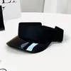 Nuevo sombrero de verano de ala abierta con logo personalizado, sombrero de sol para deportes y ocio al aire libre con visera transparente, sombrero de sol de alta calidad