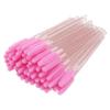 Escovas de Cílios de Haste de Cristal de Silicone Atacado, Escovas de Silicone Descartáveis, Pentes de Cílios Portáteis Convenientes Embalados em Sacos de 50 Peças