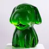Figurillas de Perro de Cristal de los Doce Animales del Zodiaco: Perro, Rata, Dragón, Serpiente, Caballo, Oveja, Mono, Gallo, Cerdo y Perro Adornos para Manualidades de Sala de Estar y Decoraciones del Zodiaco