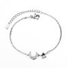 Pulsera Lolita Gato Antiguo Ning para Mujer Moda Elegante Chic Lujo Ligero Pulsera Estilo Coreano Pulsera de Estrella y Luna Azules
