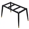 Soporte Simple de Pata de Mesa de Comedor de Azulejo de Pizarra Base de Soporte de Mármol Pata de Mesa de Vidrio Tablero de Madera Marco de Mesa de Metal Hierro