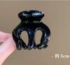 Coleta Alta Grande Pinza Pequeña para Agarre Artefacto Horquilla Fija Parte Trasera de la Cabeza Pinza Invisible Rojo de Internet Calabaza Tiburón