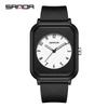 SANDA 6127 reloj electrónico de cuarzo de venta caliente transfronterizo, reloj de pulsera cuadrado de moda para exteriores resistente al agua para hombres y mujeres
