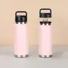 Botella de Agua Deportiva Portátil de Acero Inoxidable de 36 oz con Recubrimiento en Polvo, Taza Portátil Aislada para Exteriores con Asa, Botella de Agua para Ciclismo y Senderismo