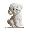 Popular Transfronterizo Impreso en 3D Lindo Cachorro Realista Animal Adorno de Escritorio Mini Regalo de Vacaciones