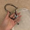 Sueño de borracho amor collar de cerámica con cuentas para mujer nuevo retro chino cuerda trenzada cadena para suéter estilo étnico cadena para clavícula venta al por mayor