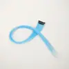 Peluca de color pieza para colgar en la oreja teñida una pieza clip luminoso para el pelo pieza única luminosa clip para el pelo Pieza de peluca