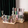 En Stock Envío Directo Transfronterizo Acrílico Gran Capacidad Cristal Pulsera Soporte de Almacenamiento Exhibidor de Pulseras Colgador Joyería
