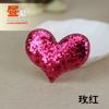 Factory Direct crianças hairpin princesa cocar brilhante rosa brilhante ouro rosa pêssego coração amor joias acessórios