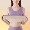 Chaleco Cálido Grueso Forrado de Polar para Mujer Otoño Invierno Ropa Interior de Una Pieza Lana de Cordero Generador de Calor Ropa Interior Base Sin Costuras Dropshipping