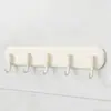 Gancho abatible de ventosa pegajosa estilo dopamina (tipo de liberación por palanca) perchero multi-gancho, capacidad de carga de 5-10 kg, adecuado para múltiples escenarios
