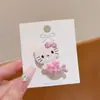 Grampo de Cabelo Sereia Gatinho Fofo Desenho Animado Presilha Lateral para Mechas Femininas Grampo para Cabelo de Meninas Presilha de Bico de Pato Acessório de Cabeça Novo Estilo 2025