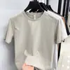 Camiseta de secado rápido para hombre, manga corta, fina de verano, transpirable, holgada, cuello redondo, adecuada para deportes, running y fitness, venta al por mayor
