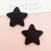 Acessórios de Estrela de Cinco Pontas de Pelúcia Dupla Face 6,5cm Acessórios para Roupas DIY Acessórios para Cabeça Materiais Artesanais