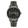 Reloj para Hombre Marca Suiza Dropshipping con Esfera Grande, Doble Calendario, Luminoso, Resistente al Agua, Cuarzo, Caja de Aleación Transfronteriza