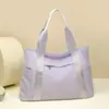 Bolsa de Ombro de Nylon Transfronteiriça 2025 Inverno Nova Bolsa Tote Leve Cor Sólida Tendência Grande Capacidade Bolsa Feminina