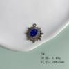 Acessórios de joias de liga DIY simples com zircônia alta incrustada pingente de estrela e lua colar brincos acessórios de joias