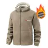 Comercio Exterior Transfronterizo Moda Chaqueta Casual de Terciopelo Doble Cara para Hombre Otoño e Invierno Chaqueta Cálida de Terciopelo con Cuello Alto Top Versátil