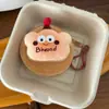 Porta-moedas de Pelúcia com Comida Simulada, Boneca Fofa, Bolsa para Fones de Ouvido, Porta-cartões, Bolsa de Pelúcia Cartoon, Acessórios com Pingente