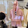 Conjunto de Ropa de Dos Piezas para Bebé Niña 2025 Atuendo Elegante Otoño Nuevo Estilo Coreano Sudadera con Capucha para Niña Pantalones Casuales
