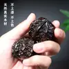 Juguete de Madera de Sándalo Morado Tallada en Nogal, Pieza de Mano, Adorno de Escritorio, Pelota de Masaje Manual, Pelota de Salud, Mascota de Té Creativa