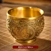 Jarrón Premium Dinghao de Latón con Patrón de Dragón, Jarrón Pixiu, Jarrón de Cuenco del Tesoro, Cenicero, Adorno Creativo, Decoración Feng Shui, Joyería