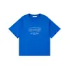 Ropa Infantil Dk 26 Verano Estilo Retro Americano Bordado Algodón Puro Manga Corta Camiseta para Niñas y Niños, Top Casual para Niños y Adolescentes