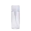 100/120/150/200ml Botella de Presión Cosmética de PET para Manicura Plástico Transparente Botella Dispensadora de Removedor de Maquillaje
