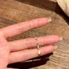 Popular Collar de Gota Cepillada con Borla de Xiaohongshu para Mujer, Nicho, Sencillo, Lujo Ligero, Versátil, Elegante, Cadena de Clavícula de Gama Alta