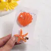 Celebridad de Internet Coreana Pinza para el Cabello de Estrella de Mar y Concha Pinza Lateral para Niña Versión Coreana Lindo Pinza Bb Pinza para el Flequillo Pinza para la Parte Posterior de la Cabeza Accesorio para el Cabello