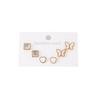Pendientes de Acero Inoxidable Estilo Normcore Moda Europea y Americana, Pendientes Elegantes y Geniales de Mariposa Incrustada con Diamante Cuadrado y Nácar para Mujer