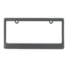 Novo Modelo de Comércio Exterior, Placa de Licença de Plástico Branco Padrão Americano com Padrão de Carbono, com Parte Superior Estreita e Parte Inferior Larga