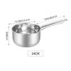 Colher de Água de Aço Inoxidável Alongada Concha de Água para Cozinha Colher de Água Espessada Colher de Água com Cabo Longo Colher de Água Doméstica Comercial Colher de Sopa com Cabo Quadrado