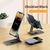 Suporte de mesa rotativo 360 graus totalmente em metal - Suporte dobrável multifuncional para tablet e celular para pessoas preguiçosas