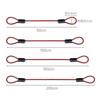 49 hebras de cable de acero recubierto de goma, coche, ropa, equipaje, cable de acero antirrobo, tendedero exterior, 1 metro, 1.5 metros, 2 metros transfronterizo